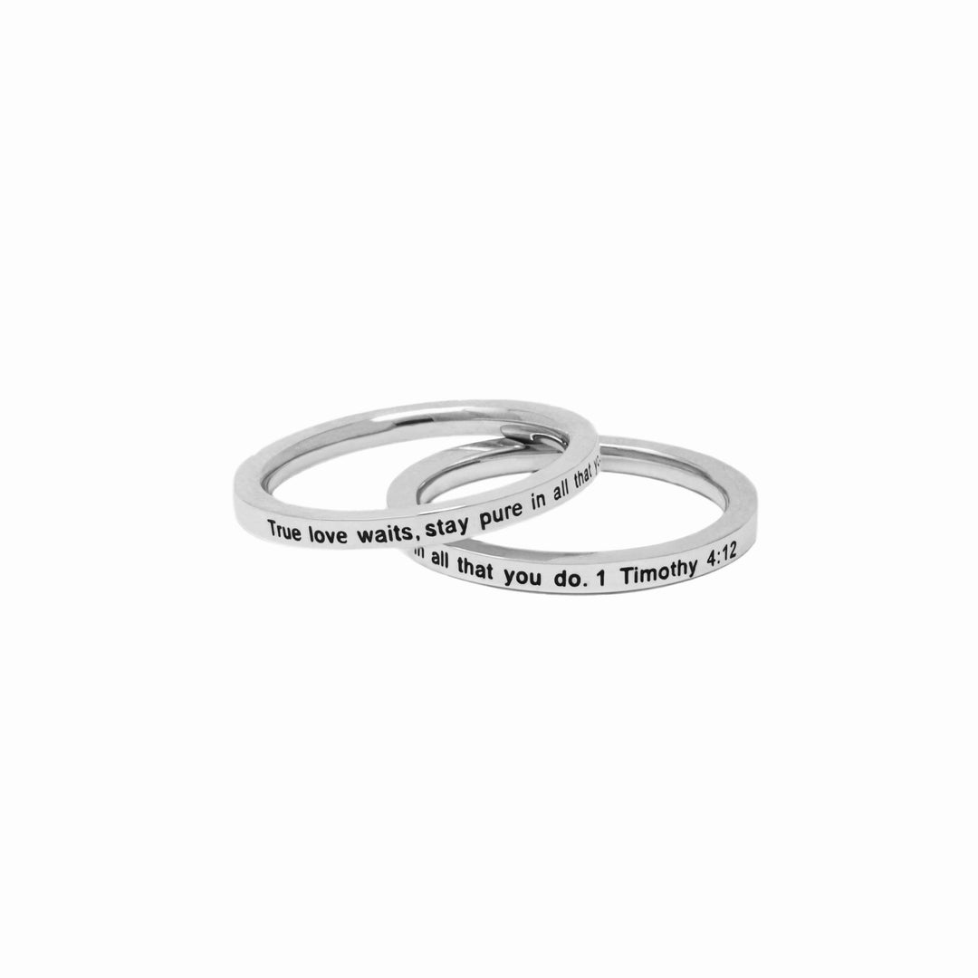 True Love Waits - Silver Ring