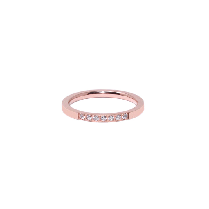 Love Is Patient Diamond CZ - Rose Gold Ring
