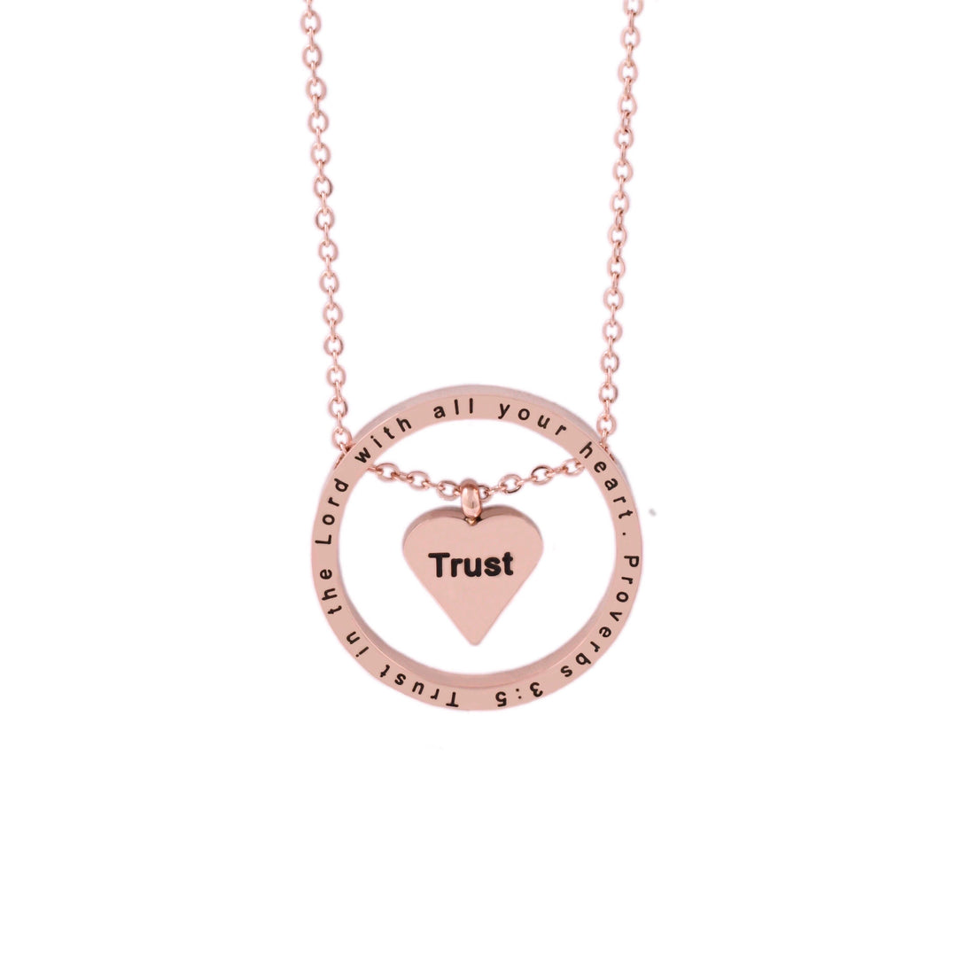 Trust Floating Heart Necklace
