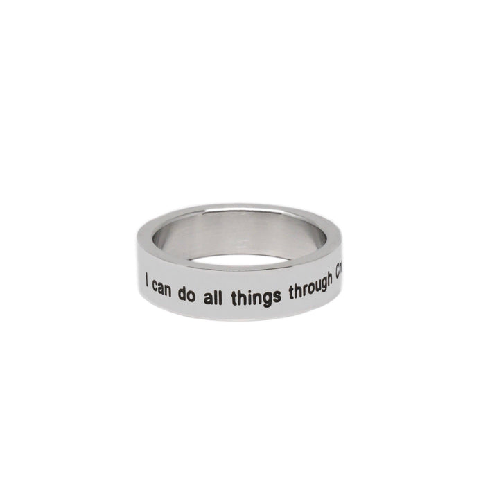 I Can Do All Things  - Silver Ring