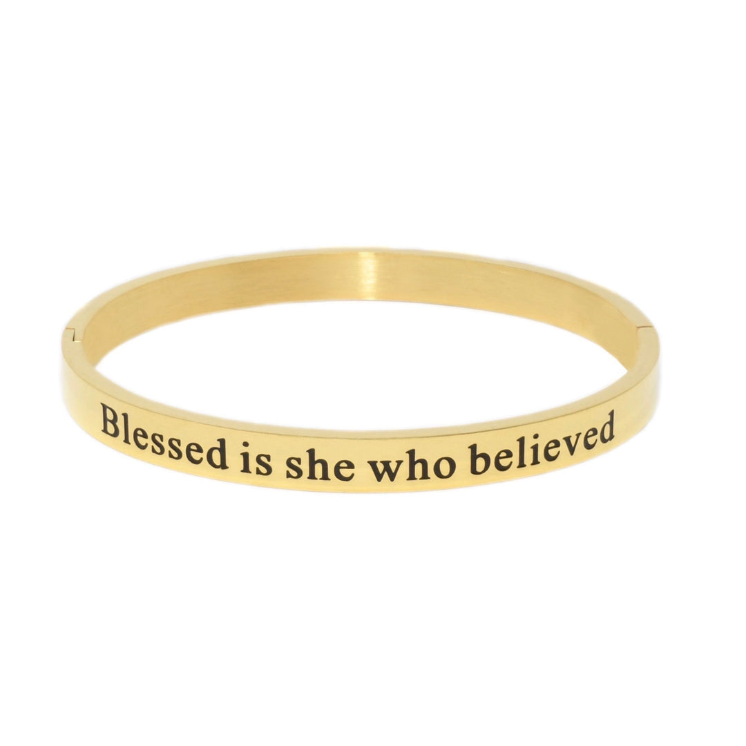 Blessed Is She - Bangle Bracelet