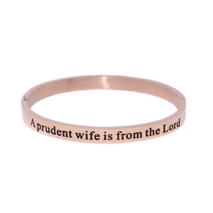 A Prudent Wife Bangle Bracelet