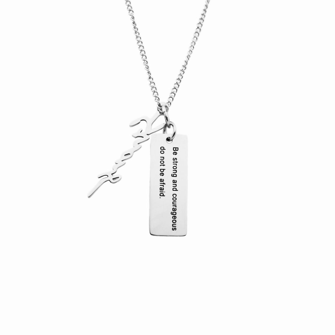 Strong - Silver Necklace