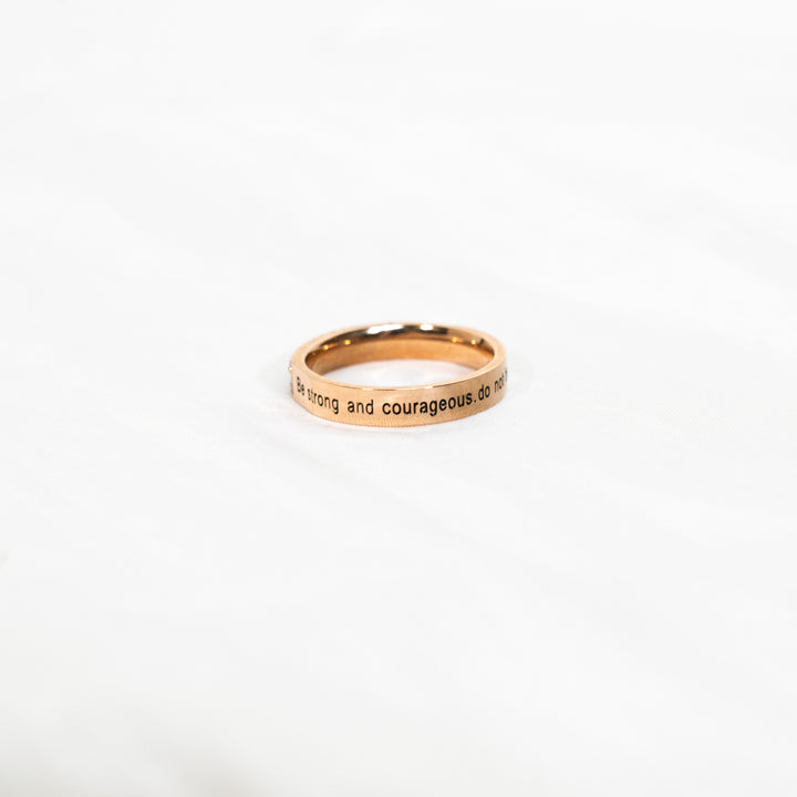 Be Strong - Double Diamond CZ Ring