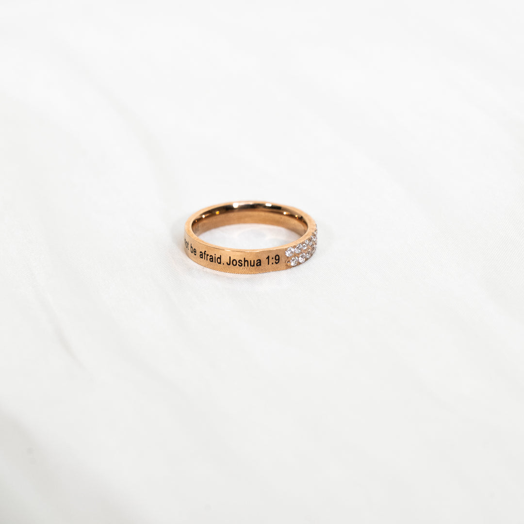 Be Strong - Double Diamond CZ Ring