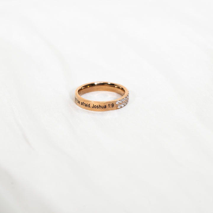 Be Strong - Double Diamond CZ Ring