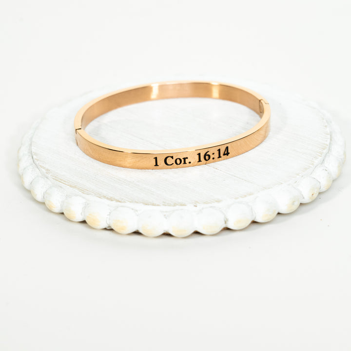 Do Everything In Love - Bangle Bracelet