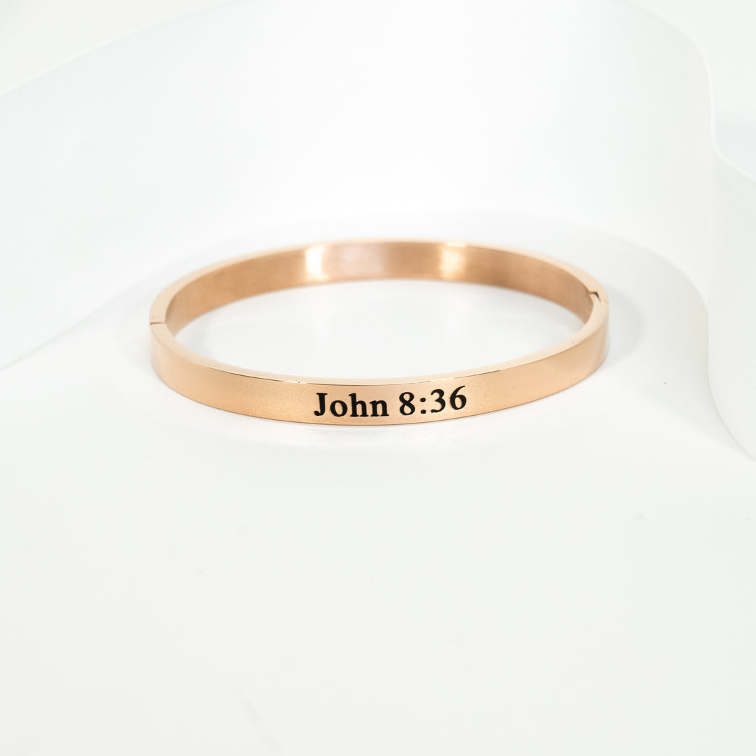 Free Indeed - Bangle Bracelet
