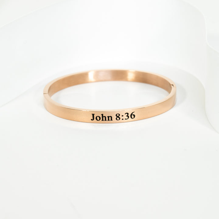 Free Indeed - Bangle Bracelet