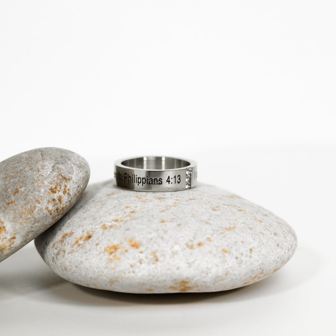 I Can Do All Things - 3 Stone Ring