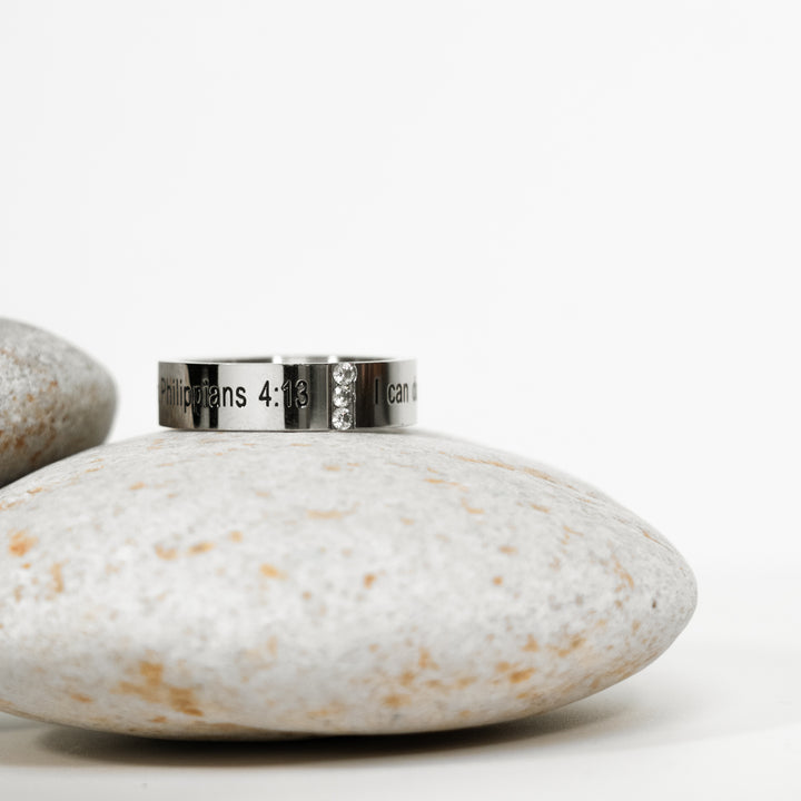 I Can Do All Things - 3 Stone Ring