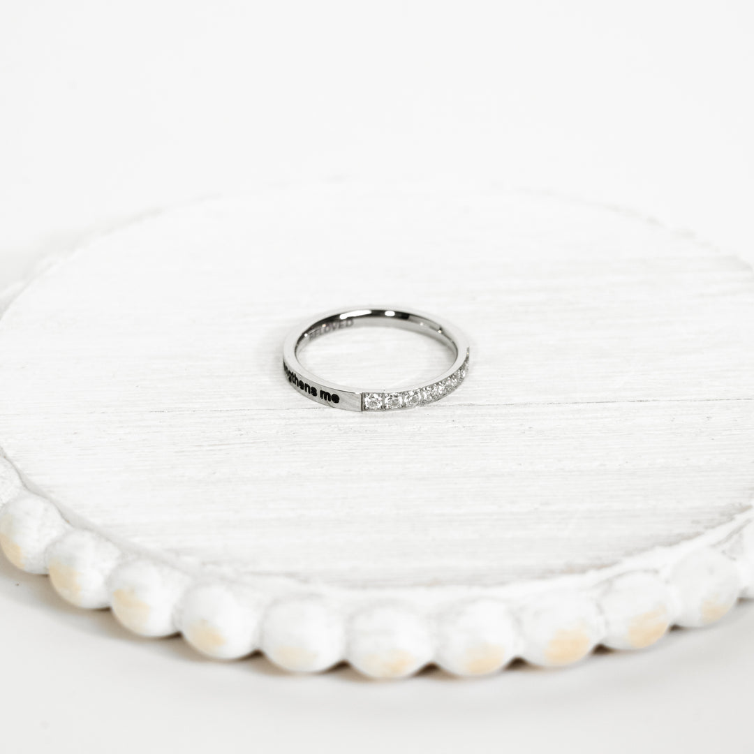 I Can Do All Things - Diamond CZ Ring