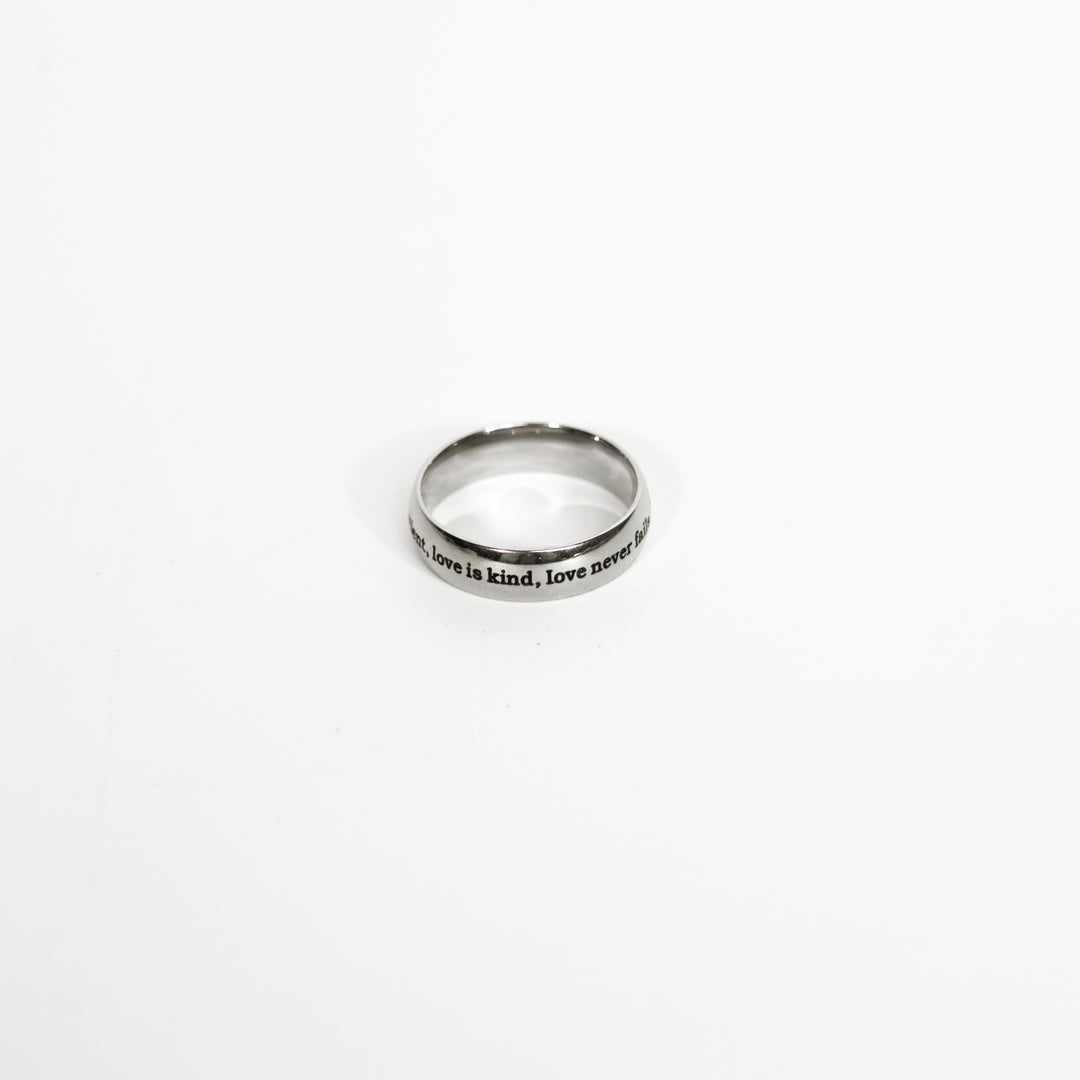 Love Is Patient - Ring