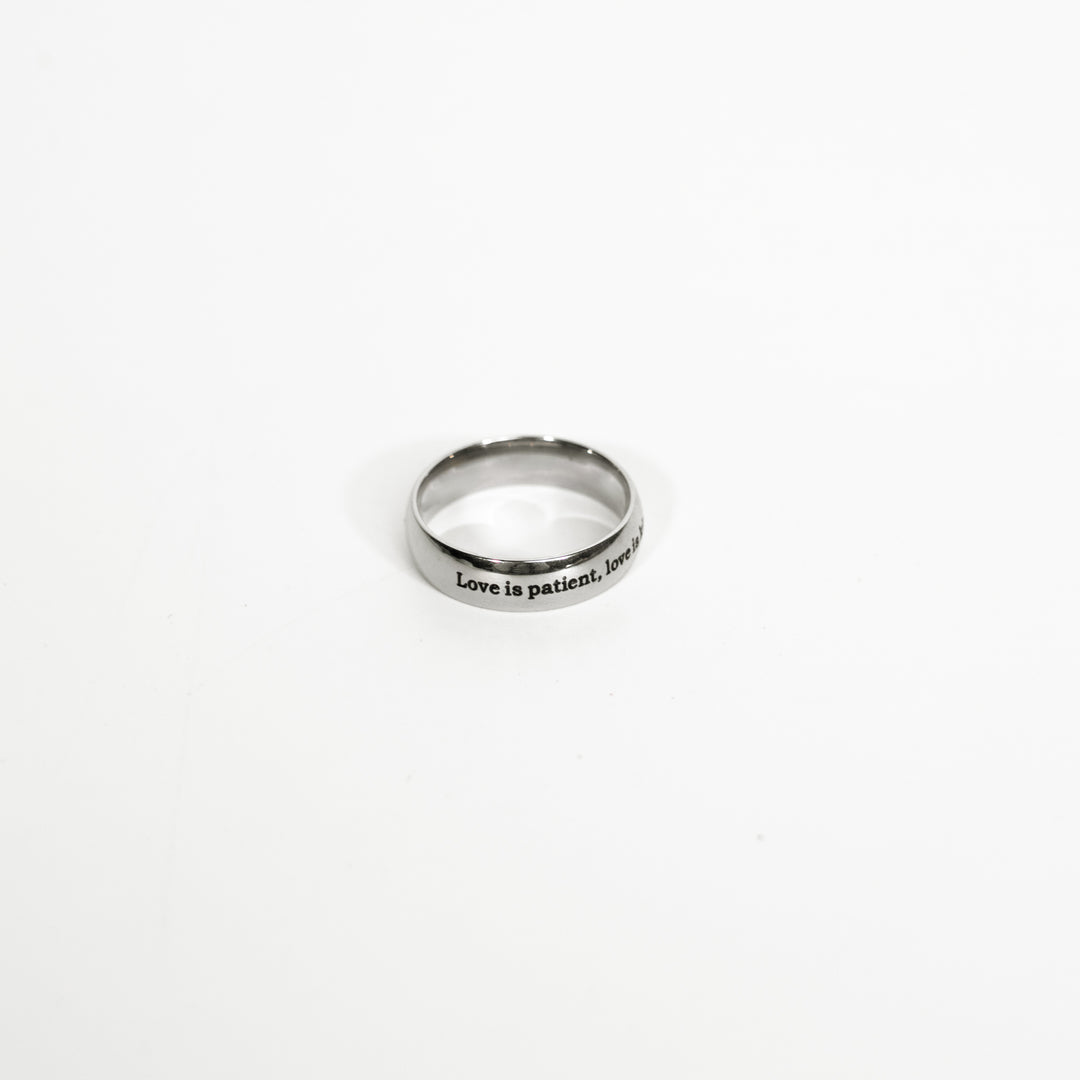 Love Is Patient - Ring