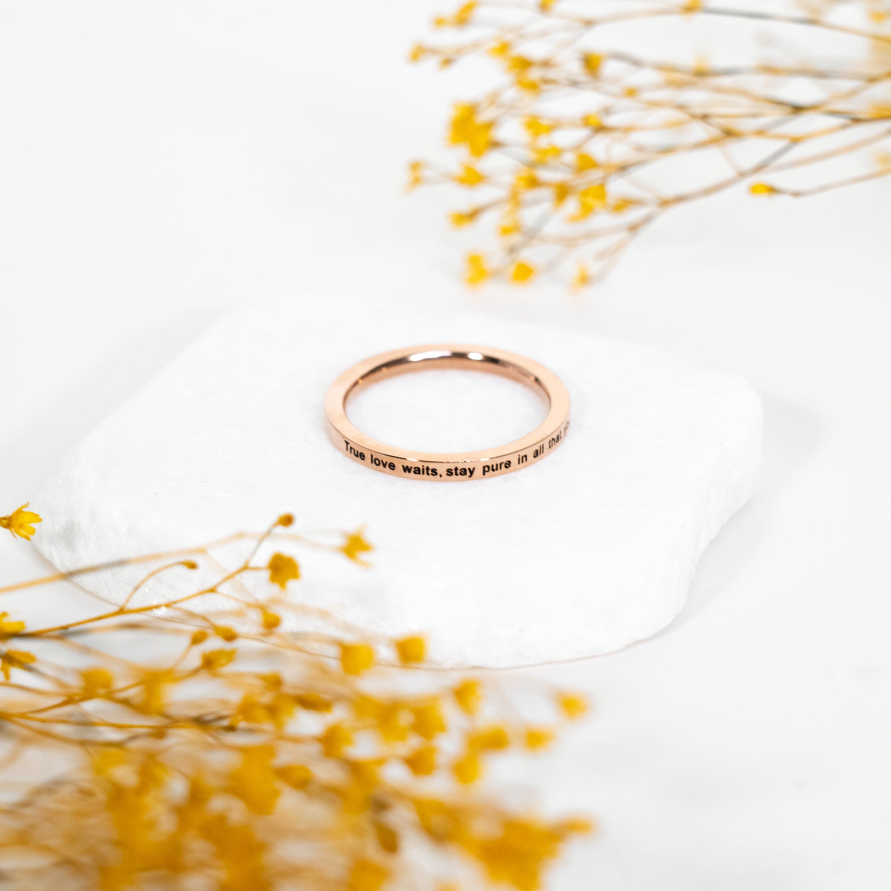 True Love Waits Thin Ring Forever Truth
