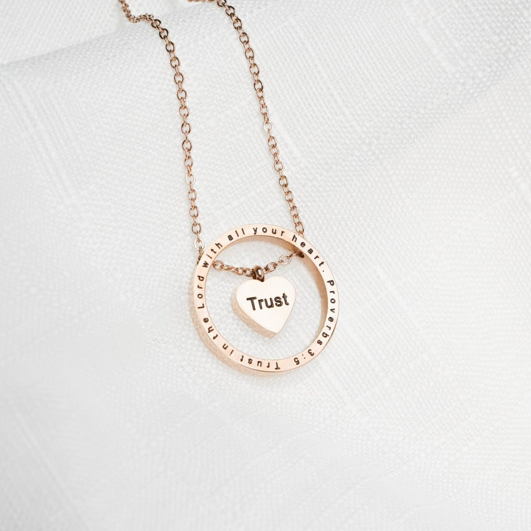 Trust Floating Heart Necklace – Forever Truth - Main Image