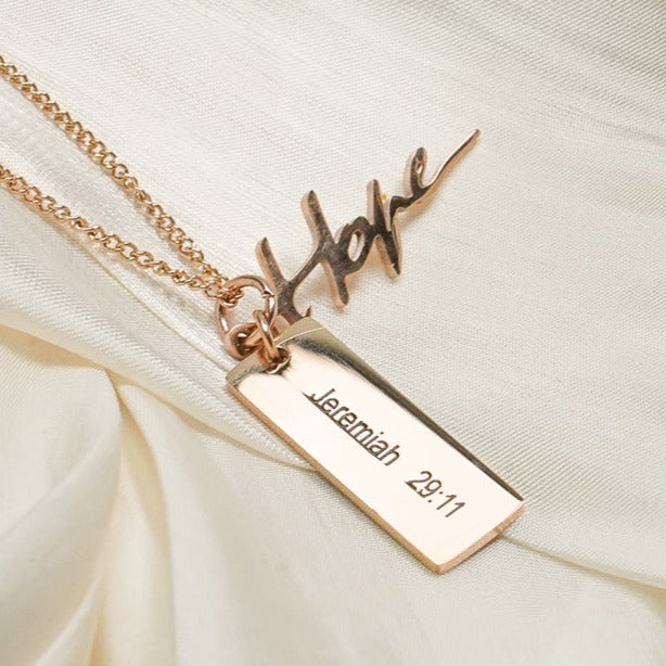 Hope - Rose Gold Necklace