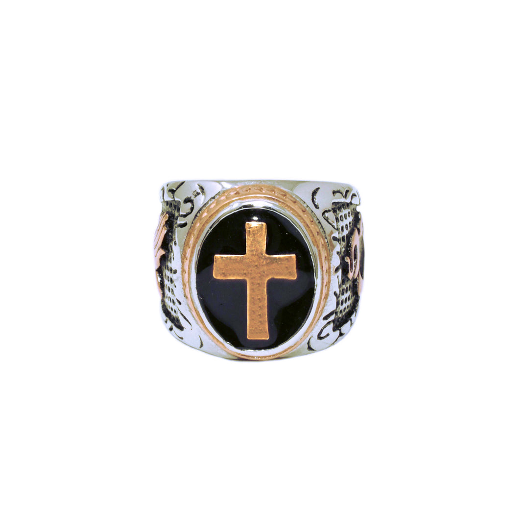 Signet Cross Ring