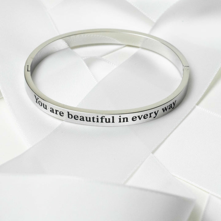 You Are Beautiful - Bangle Bracelet