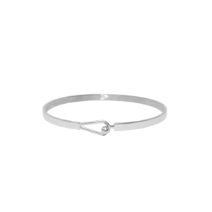 Silver GOODNESS AND MERCY Thin Hook Bracelet