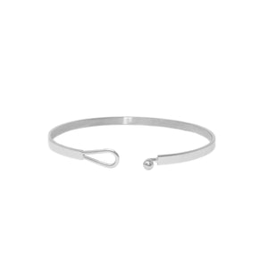 Silver GOODNESS AND MERCY Thin Hook Bracelet