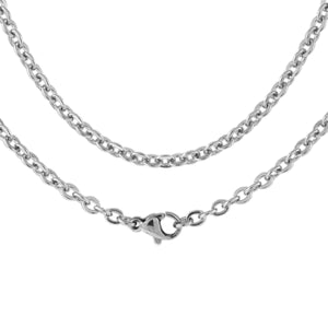 Silver Cross Nails Necklace