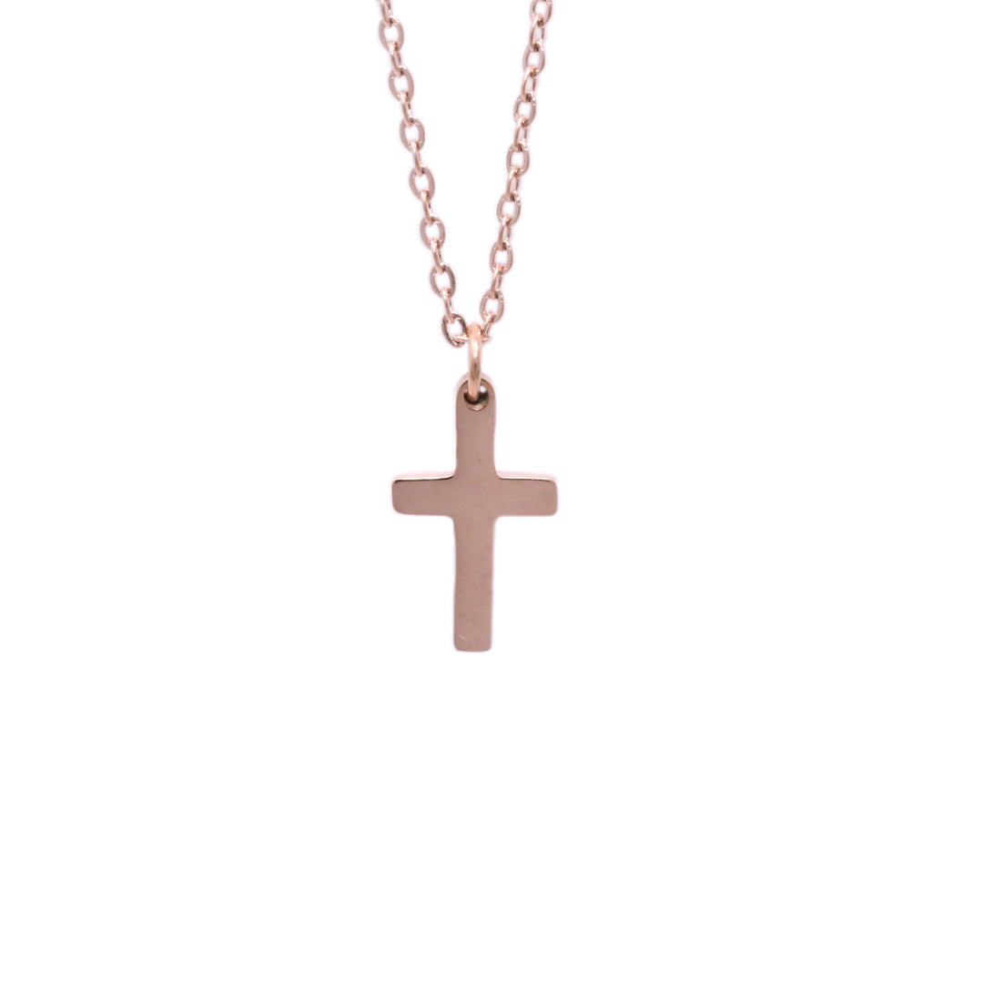 CZ Extra Small Cross Necklace