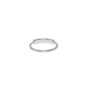 Sterling Silver BLESSED Bar Ring