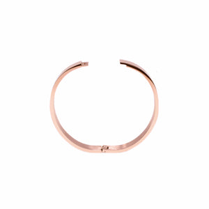 Rose Gold DON'T WORRY Bangle Bracelet