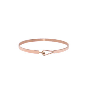 Rose Gold GOD LOVES ME Thin Hook Bracelet