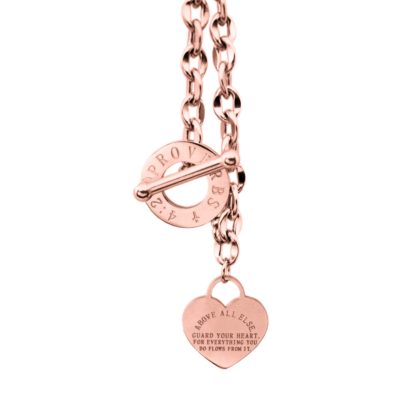 FOREVER IN MY HEART LOCKET BRACELET IN ROSE GOLD - Shop Around the