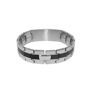 Silver/Black THE LORD'S PRAYER Bracelet