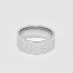 Silver THE LORD'S PRAYER Ring