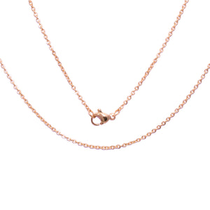 Rose Gold FAITH Necklace With Verse Tag