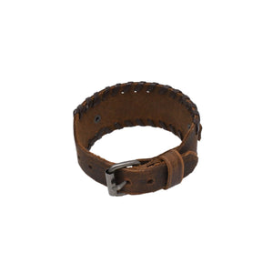 Brown Leather WITH GOD ALL THINGS Bracelet