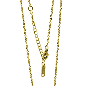 Gold DON'T WORRY Vertical Bar Necklace