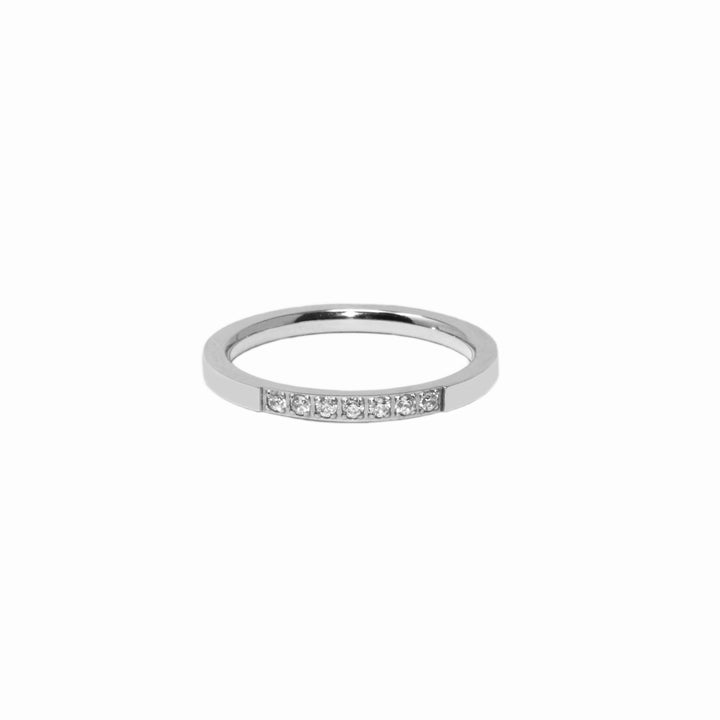 Silver WOMAN OF GOD CZ Ring