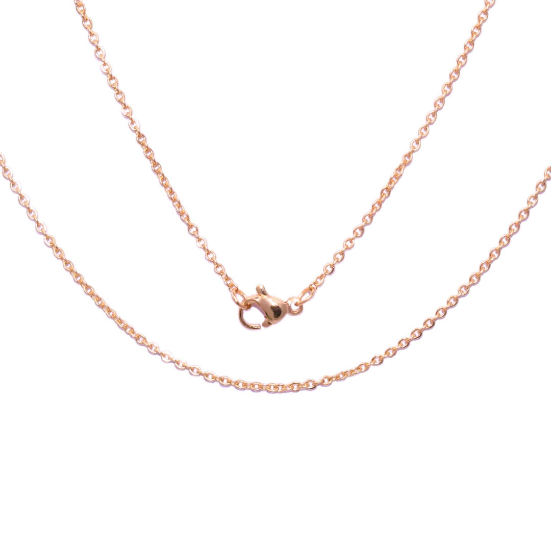 Rose Gold HOPE Necklace With Verse Tag